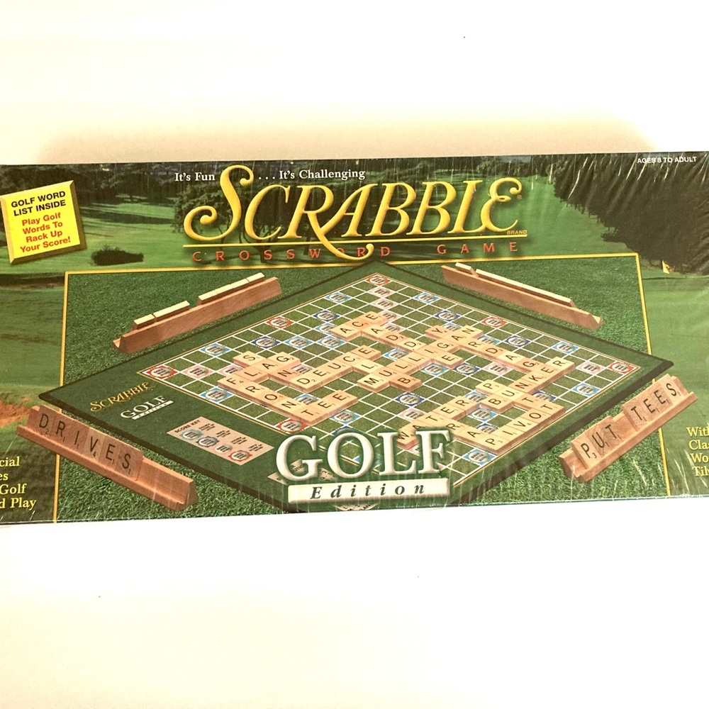 Vintage Scrabble Golf Edition Board Game Sealed (2000) USAopoly
